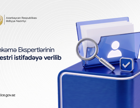 Məhkəmə Ekspertlərinin Reyestri istifadəyə verilib